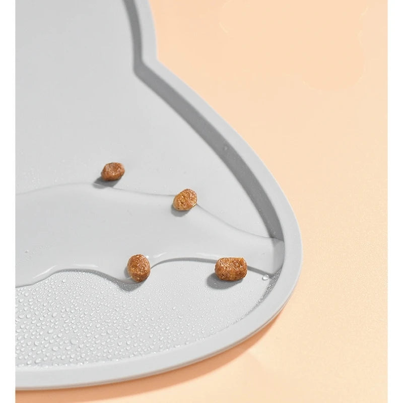 “Silicone Pet Feeding Mat – Waterproof Non-Slip Bowl Pad for Dogs & Cats”