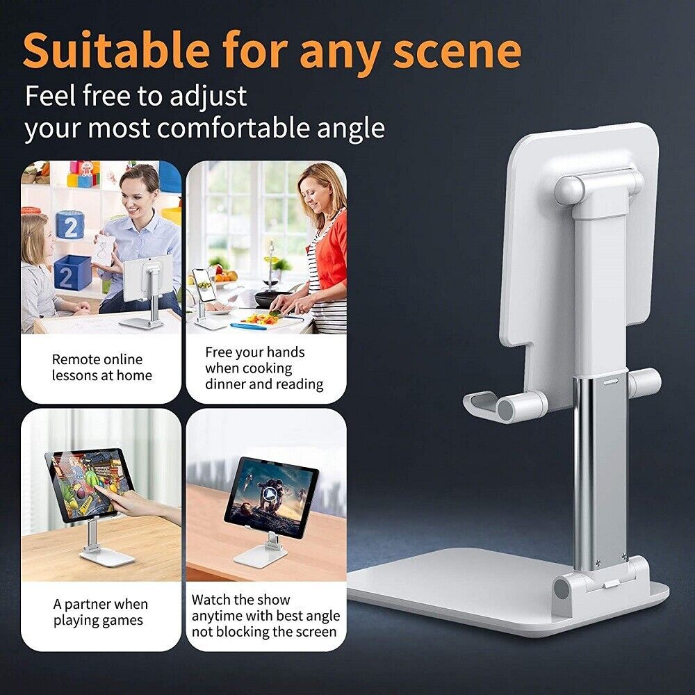 Foldable Phone & Tablet Stand – Adjustable Desktop Holder for Desk Use - JEFF's Favorite Picks