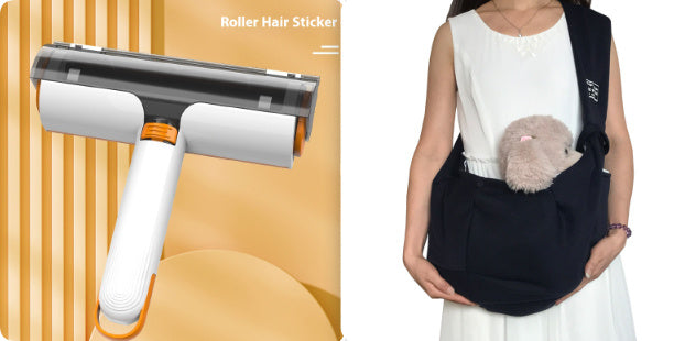 Reusable Pet Hair Removal Roller – No-Sticky, Battery-Free Fur Cleaner for Fabric Surfaces