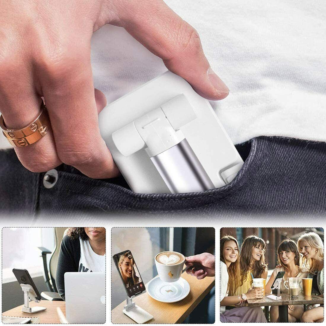 Foldable Phone & Tablet Stand – Adjustable Desktop Holder for Desk Use - JEFF's Favorite Picks