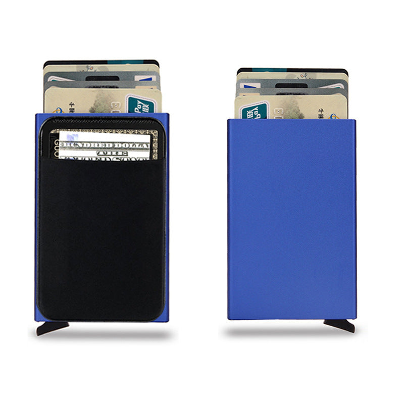 RFID-Blocking Metal Card Holder – Slim Aluminum Wallet – tech-gadget