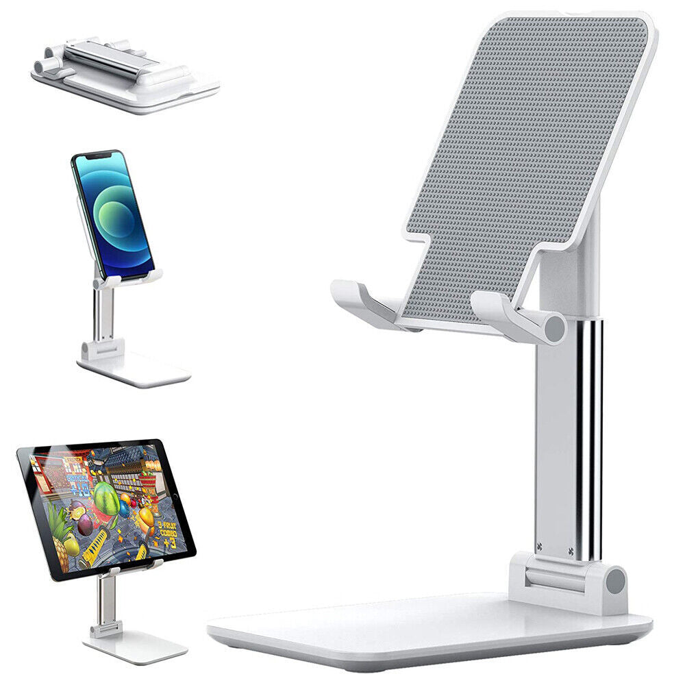 Foldable Phone & Tablet Stand – Adjustable Desktop Holder for Desk Use - JEFF's Favorite Picks
