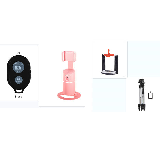 AI Face Tracking Phone Mount – 360° Auto-Tracking Stand for Live Streaming & Vlogging