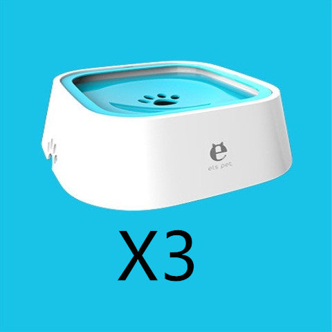 1.5L Floating Pet Water Bowl – No-Spill Slow Feeder for Cats & Dogs – grooming kit