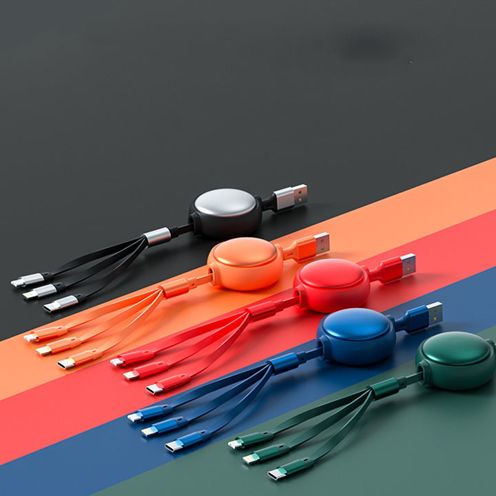 3-in-1 Retractable Charging Cable – Universal USB Cable for iPhone, Android & Type-C – car-accessory