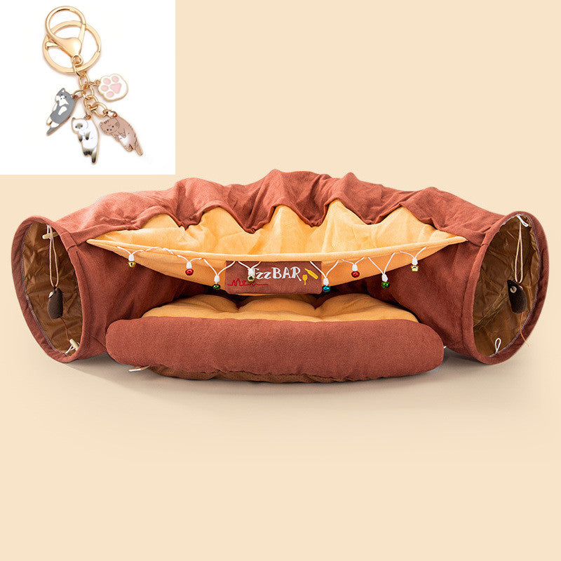 Collapsible Cat Tunnel – Durable, Washable & Fun for Cats