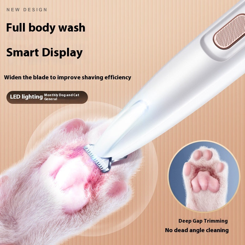 LED Pet Paw Trimmer – Safe, Precise Grooming for Dogs & Cats