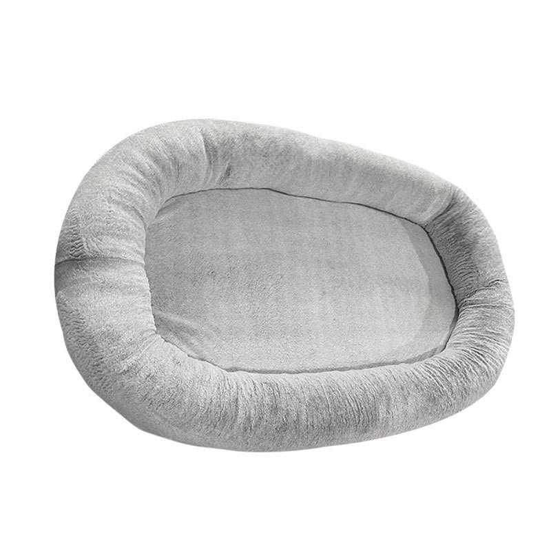 Cozy Large Fabric Pet Nest – Soft Washable Dog & Cat Lounger