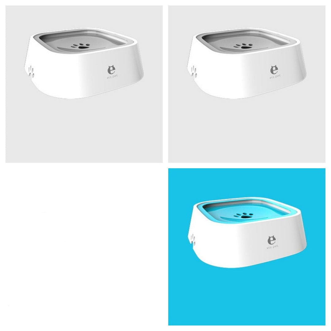 1.5L Floating Pet Water Bowl – No-Spill Slow Feeder for Cats & Dogs – grooming kit