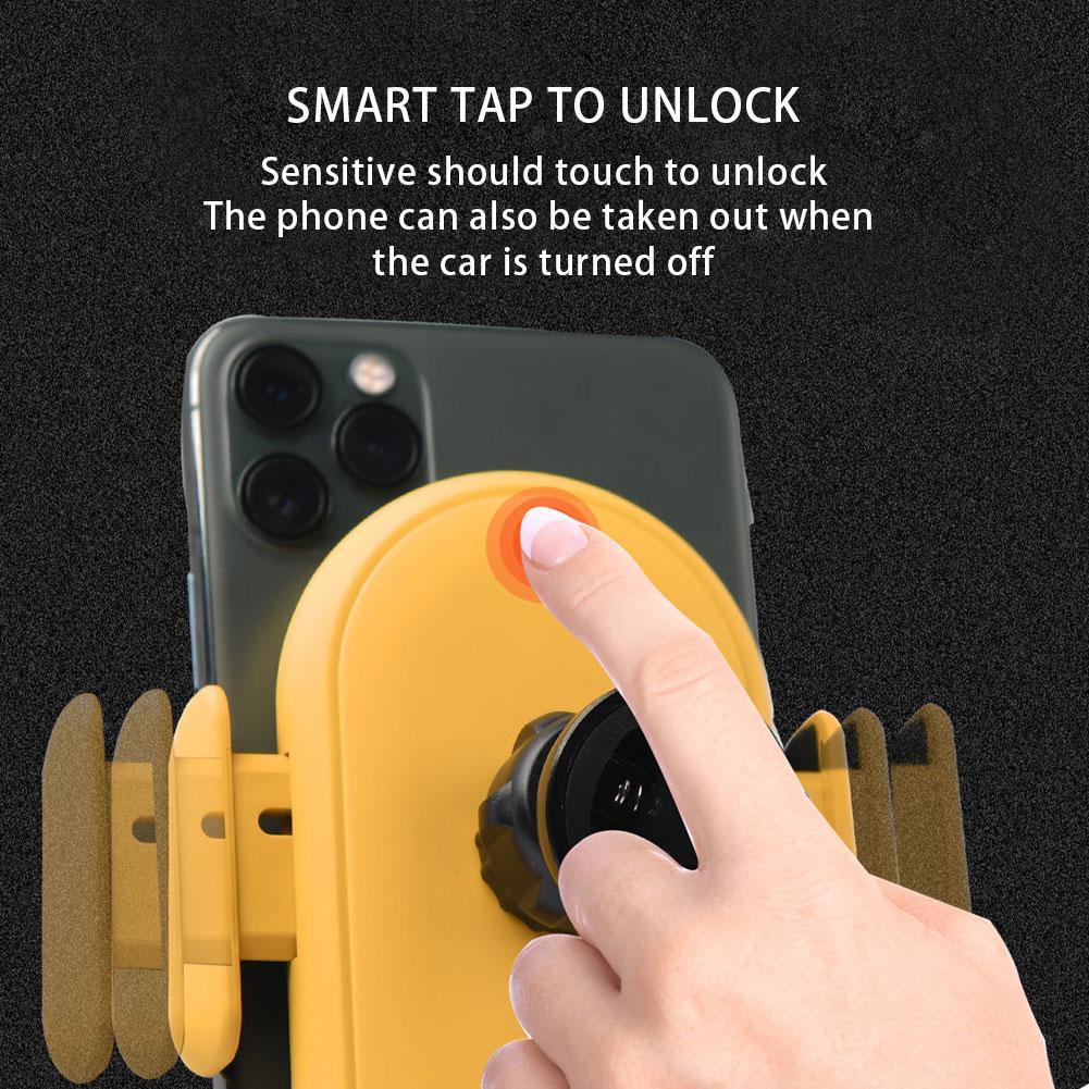 Infrared Sensor Wireless Car Charger – Auto-Clamp Phone Mount Holder - JEFF's Favorite Picks