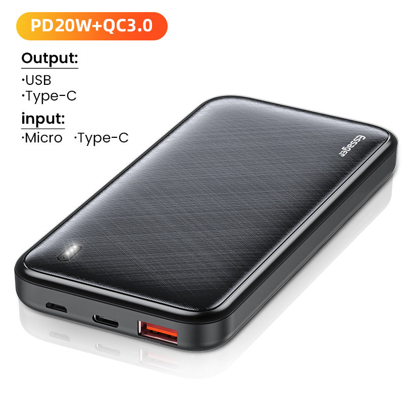 Universal Portable Power Bank – Polymer Lithium Battery, 2 Colors
