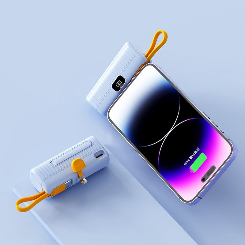 Mini Capsule Power Bank – USB-C or Lightning | Ultra-Portable Emergency Charger