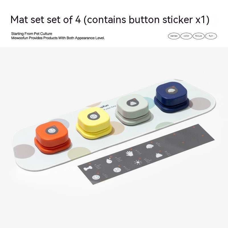 Pet Talking Button – Recordable Communication Device for Dogs & Cats