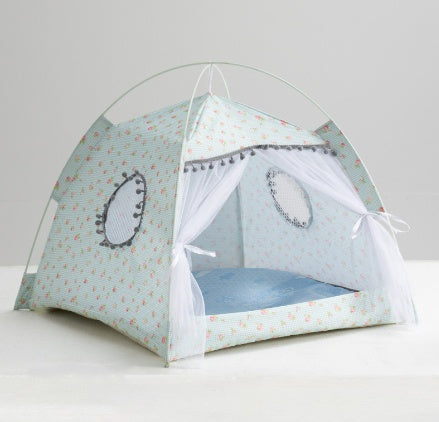 Portable Waterproof Pet Tent Bed – Foldable Outdoor Shelter for Cats & Small Dogs