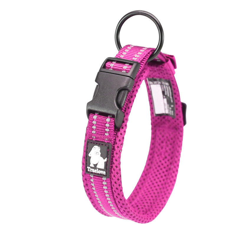 3M Reflective Dog Collar – Soft Padded Adjustable Nylon for Night Safety – grooming kit