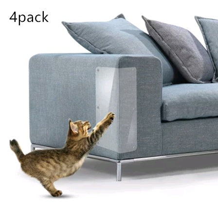 Transparent Anti-Scratch Sofa Protector – PVC Film for Cats & Pets