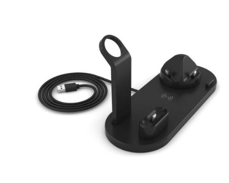 4-in-1 Wireless Charging Station – iPhone, Apple Watch, AirPods & USB Fast Charger – power-bank