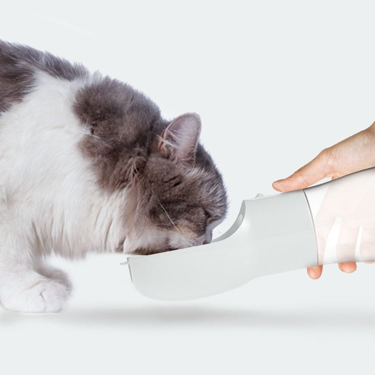 2-in-1 Pet Water Bottle & Food Dispenser – Leakproof Travel Bottle for Dogs & Cats – grooming kit