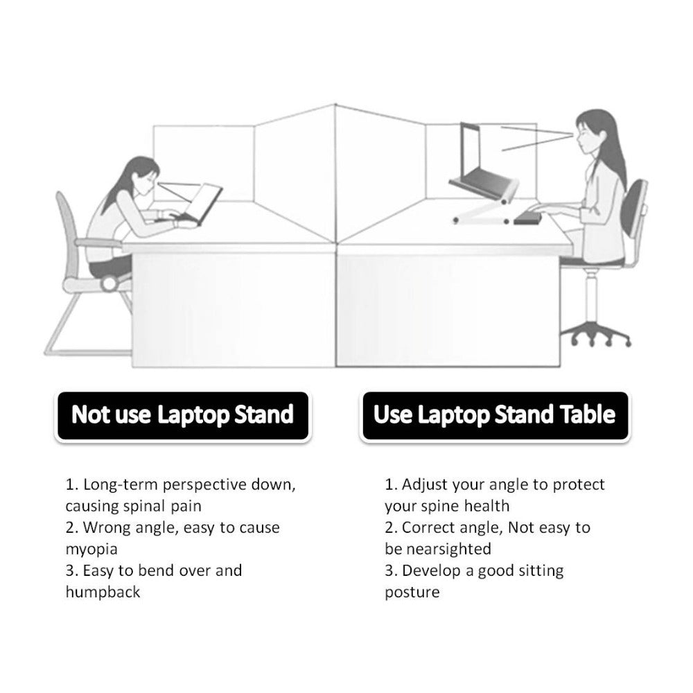 Foldable Laptop Stand Ergonomic Desk Tablet Holder - JEFF's Favorite Picks