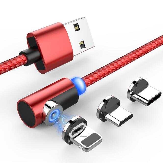 Nylon Braided Magnetic Charging Cable | USB-C, Micro, Lightning