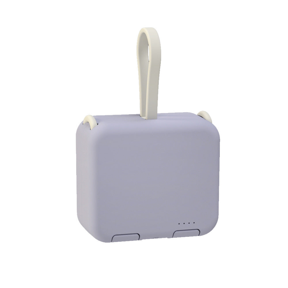 Handbag Clip Power Bank – 4000mAh Portable Charger with Stand & Multi-Port Output