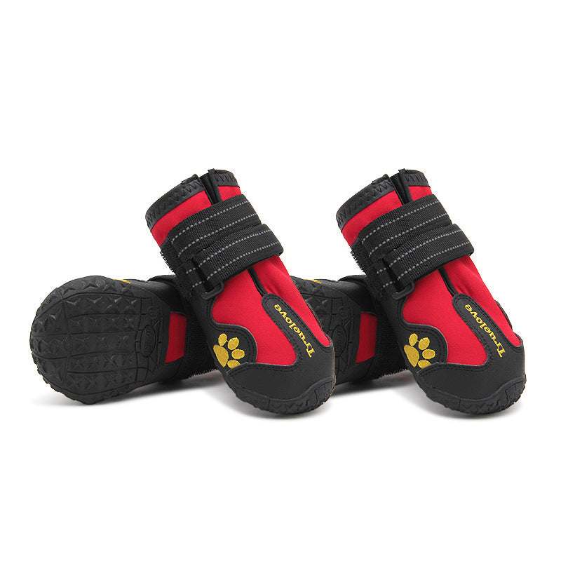 Waterproof Reflective Dog Boots – Secure Paw Protection for All Seasons