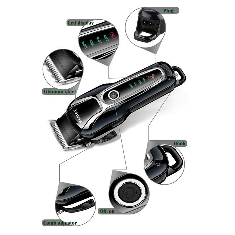 Rechargeable Pet & Human Shaver – Quiet Precision Grooming Tool with Long Battery Life