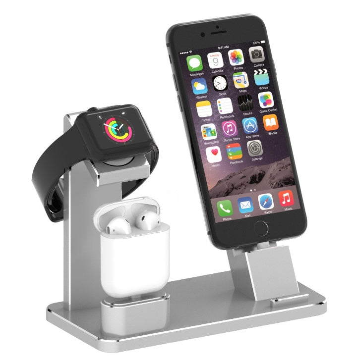 4-in-1 Wireless Charging Station – iPhone, Apple Watch, AirPods & USB Fast Charger – power-bank