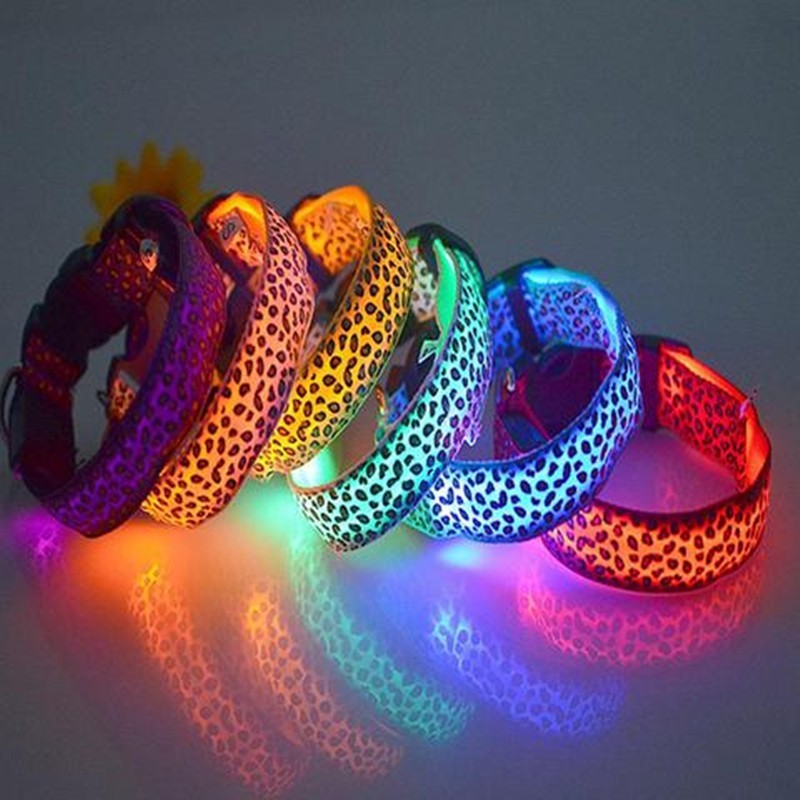 LED Safety Dog Collar – High-Visibility Night Light Collar with 4 Flash Modes