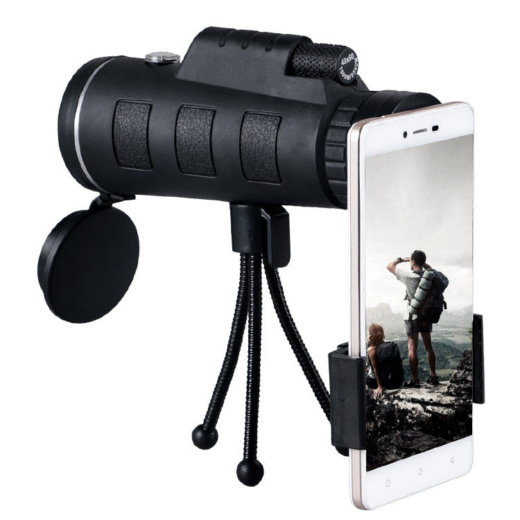 40x60 Monocular Telescope with Tripod & Phone Clip – Outdoor Spotting Scope for iPhone – tech-gadget