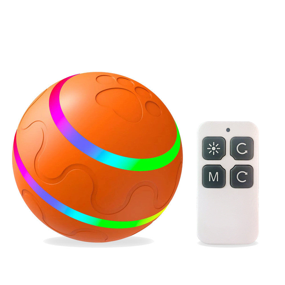Interactive Smart Rolling Cat Ball Toy – USB Rechargeable | Auto Movement & Remote Control