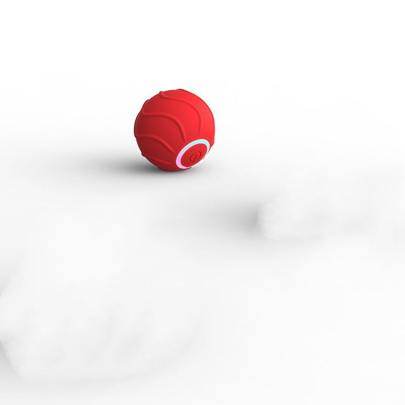 Automatic Self-Moving Silicone Cat Toy Ball – Hands-Free Rolling Toy for Indoor Cats