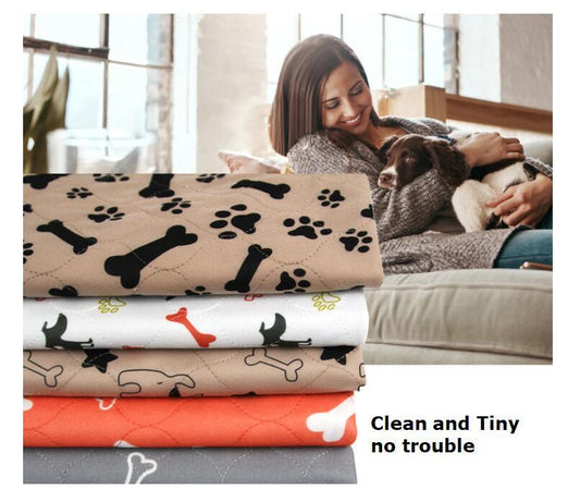 Reusable Waterproof Pet Pee Pad – Leak-Proof & Odor-Free Puppy Training Mat – grooming kit