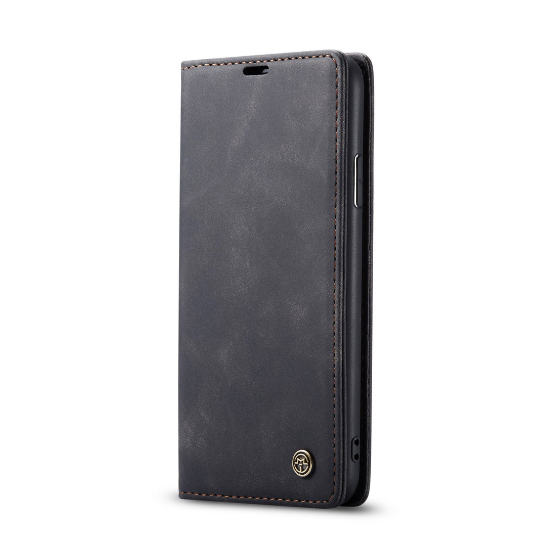 Caseme Vintage Flip Wallet iPhone Case – Soft Leather Cover with Card Holder