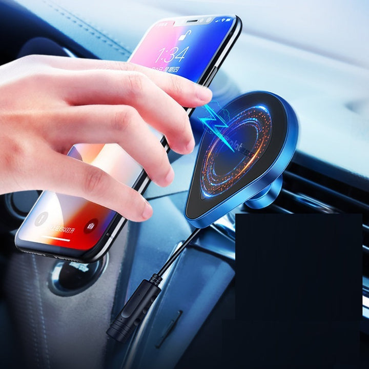 Mirror Surface Wireless Charger – Qi Pad for iPhone & Android | Sleek Desk Design – car-accessory