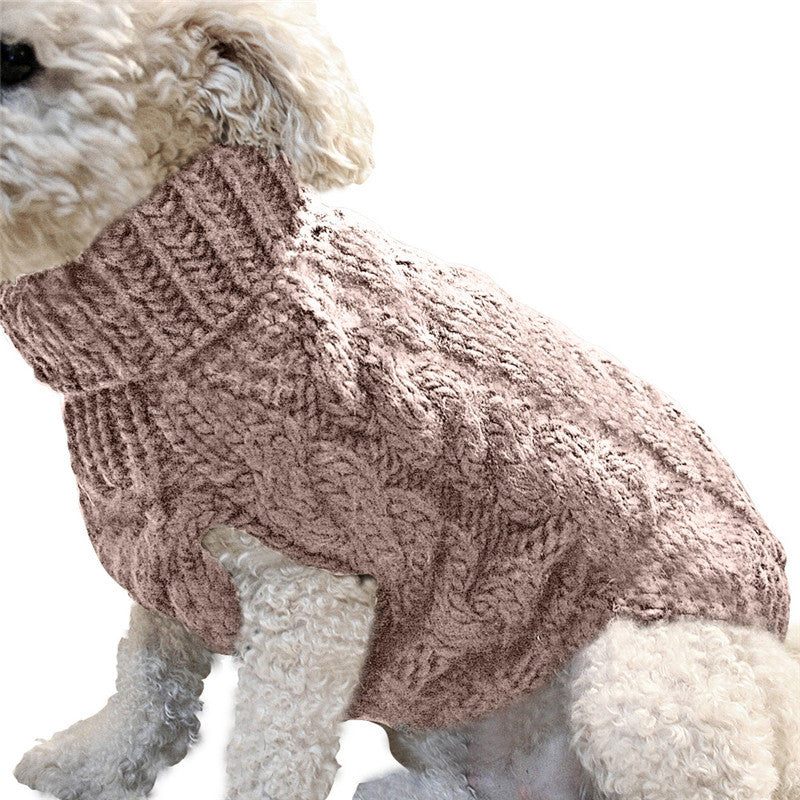 Cozy Acrylic Pet Sweater – Soft Knit for Small Dogs & Cats