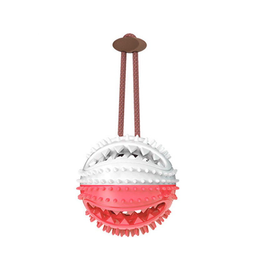 Suction Cup Tug Rope Dog Toy – Treat Dispenser & Dental Chew for Self-Play