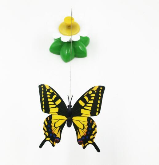 Electric Rotating Butterfly & Bird Cat Toy – Interactive 360° Motion Toy for Indoor Cats