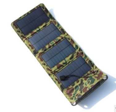 7W Folding Solar Charger – Portable USB Solar Panel for Camping & Emergency Use – power-bank