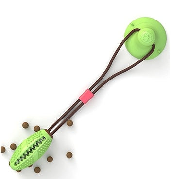 Multifunctional Suction Cup Dog Toy – Tug, Chew & Treat Dispenser (Food-Grade TPR)