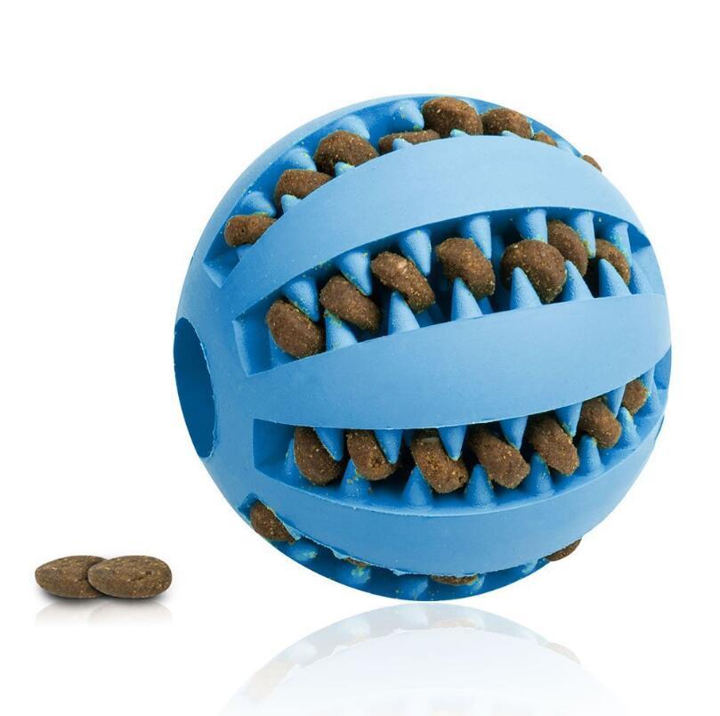 Silicone Dog Treat Ball – Chew Toy & Teeth Cleaning Dispenser