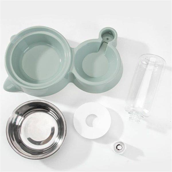 Ball-Type Automatic Pet Water Bowl – Spill-Free Stainless Steel Feeder