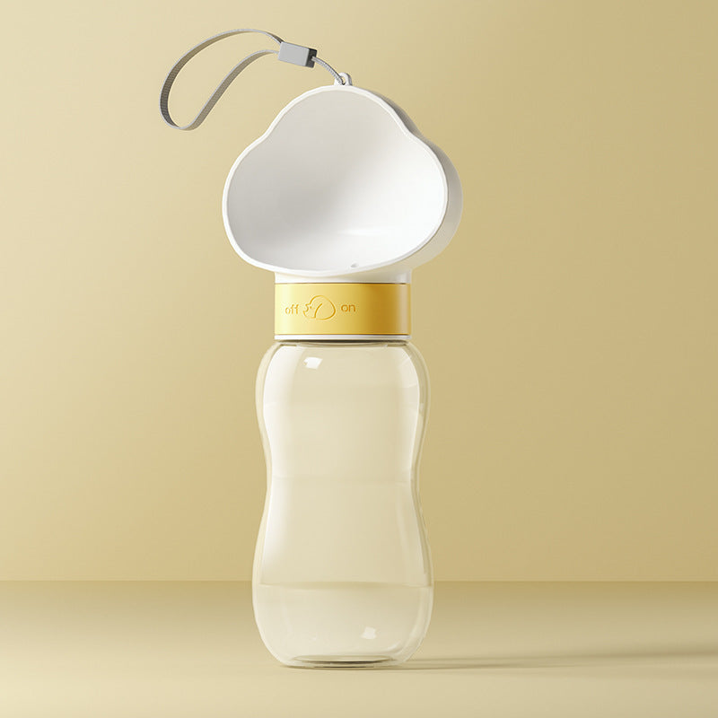 Twist-Top Portable Dog Water Bottle – BPA-Free Pet Travel Dispenser (350ml / 600ml / Combo)