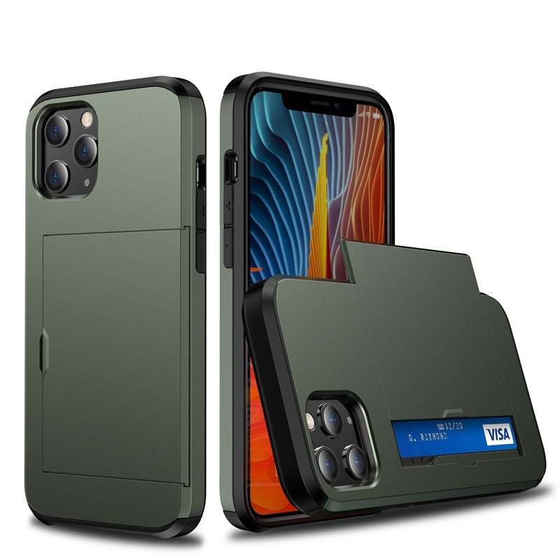 SGP Sliding Card Holder Phone Case – Dual Layer Protection + Wallet Function