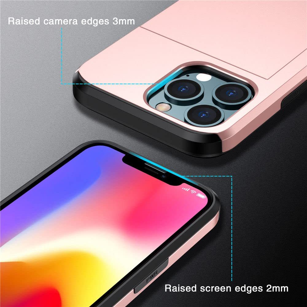 SGP Sliding Card Holder Phone Case – Dual Layer Protection + Wallet Function