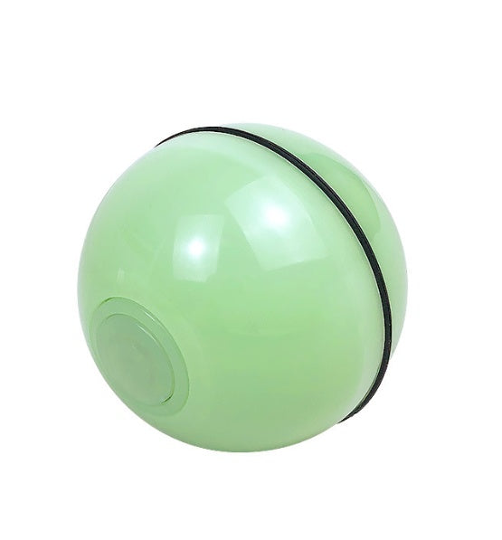 360° Rotating Cat Ball Toy with LED Lights, Feather, Bell & Catnip – USB Rechargeable – grooming kit