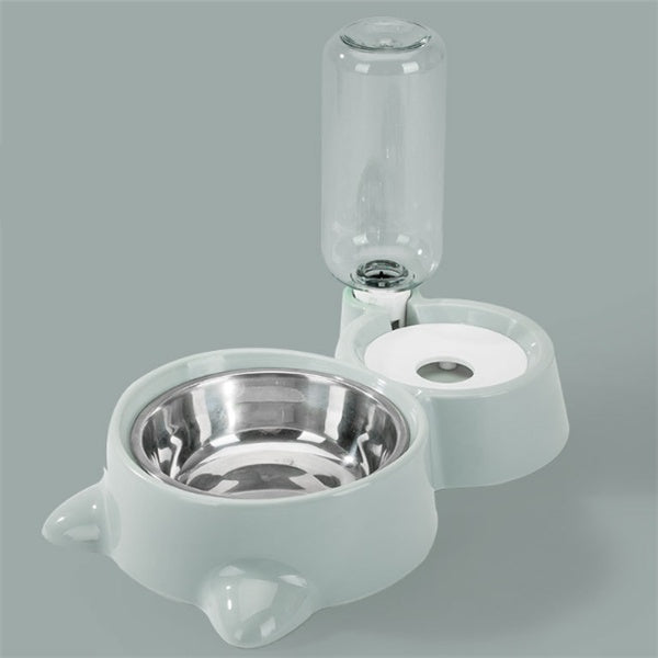 Ball-Type Automatic Pet Water Bowl – Spill-Free Stainless Steel Feeder