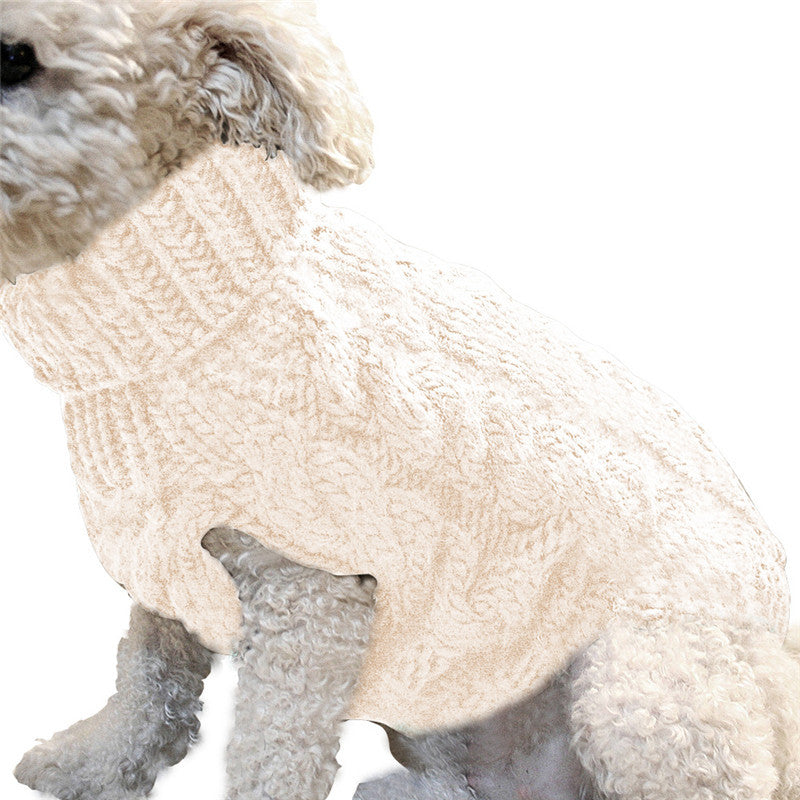 Cozy Acrylic Pet Sweater – Soft Knit for Small Dogs & Cats