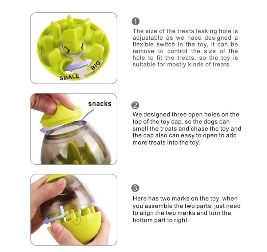 Interactive Dog Treat Spiller Toy – Slow Feeder for Smart Mealtime Fun