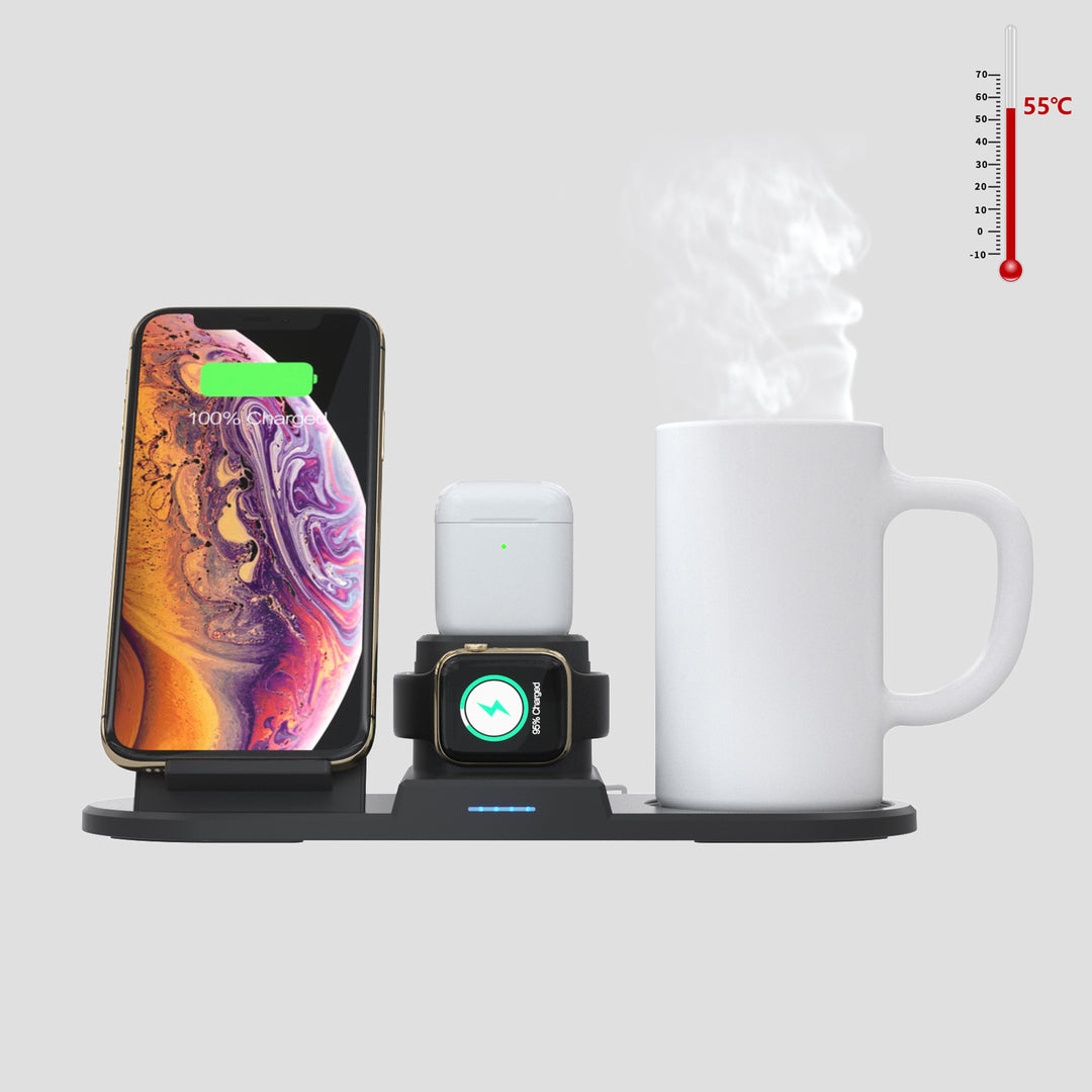 36W Wireless Charger – Fast Charging Pad with Type-C Port & LED Indicator – power-bank